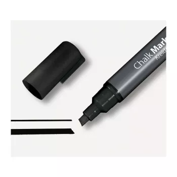 SIGEL kreda marker 50 Chalk Marker klinasti vrh 1-5 mm crni 1 komad