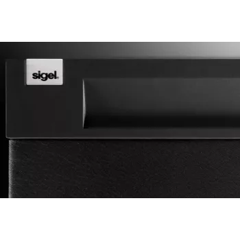 SIGEL CINTANO podloga za stol S - crna - umjetna koža - 600 x 490 mm - 1 komad