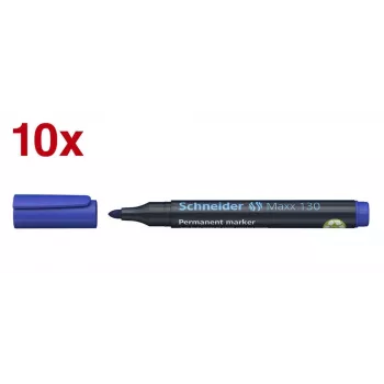 Schneider Maxx 130 permanentni marker plavi 1,0 - 3,0 mm (10 komada)