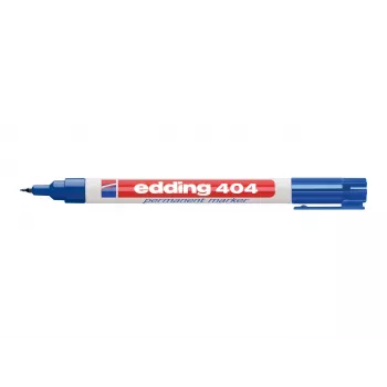 EDDING 404 permanentni marker za staklo, metal, plastiku - crni - 1 mm okrugli vrh