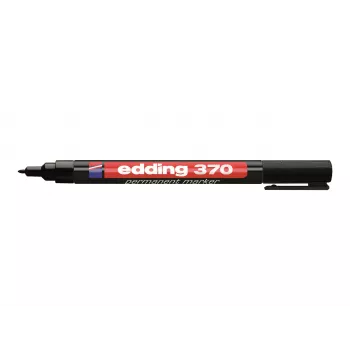 EDDING permanentni marker 370 4-370001 1mm okrugli vrh punjivi crni