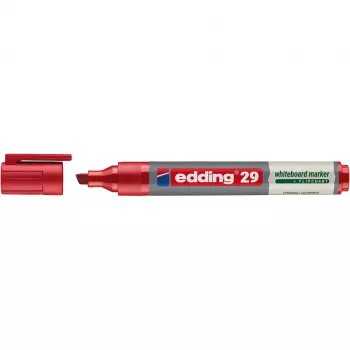 edding 29 EcoLine marker za bijelu ploču, klinasti vrh 1-5 mm, crveni (4-29002)