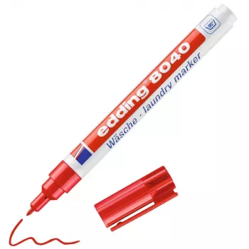 EDDING 8040 marker za rublje 1,0 mm crveni okrugli vrh