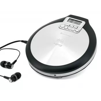 Soundmaster CD9220 prijenosni CD player s 40s Anti-Shock, DBBS, crno/srebrni