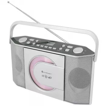 Soundmaster RCD1755SI prijenosni CD radio s FM tunerom, srebrni