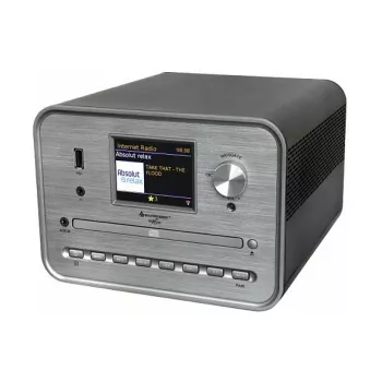 Soundmaster ICD1050SW Internet Radio with WiFi, DAB+, FM, CD, MP3, USB, Bluetooth, APP - Stereo, Black