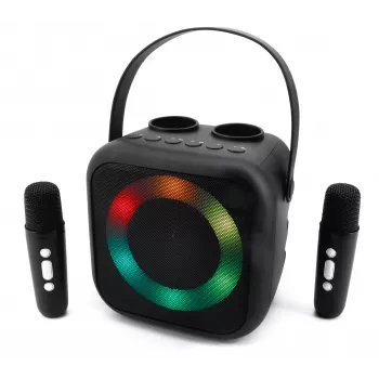 Soundmaster BT2024SW Bluetooth zvučnik, disko svjetlo, 2 mikrofona, crni