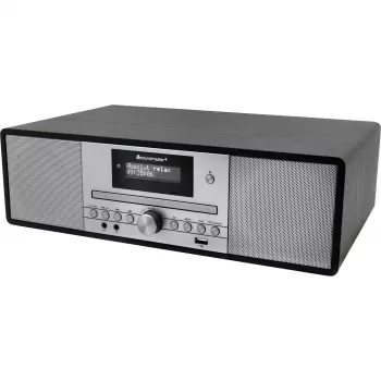 Soundmaster DAB980SW crni glazbeni centar DAB+/FM-RDS CD USB Bluetooth player audioknjiga s kazetom i gramofonom