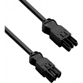 HELOS GST18i3 Power Extension Cable 2.0m Black Male to Female