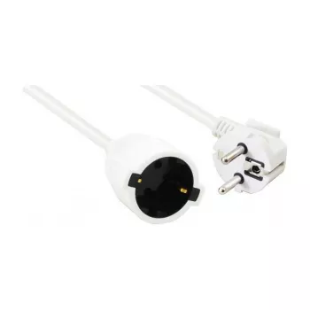 HELOS Schuko Extension Cable, 3-Pole, White, 15.0m