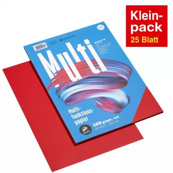 Staufen višenamjenski papir A4 crveni 160g 25 listova/pakiranje