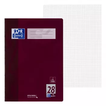 ELBA Universal registar A4 - 16 listova - kockasti - bordo - 100050314