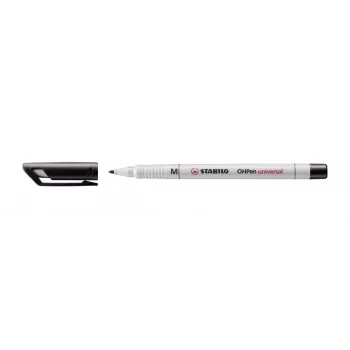 STABILO OHPen Universal M 853 nepermanentni marker za grafoskop, crni, 1,0 mm srednji zaobljeni vrh