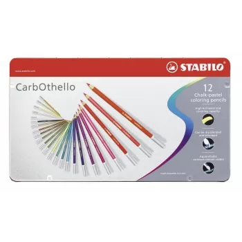 STABILO Carbothello set pastelnih olovaka - 12 miješanih boja