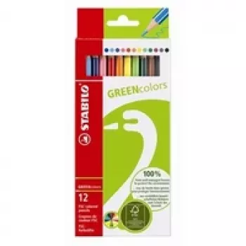 STABILO GREENcolors olovke u boji - višebojno - 12 komada