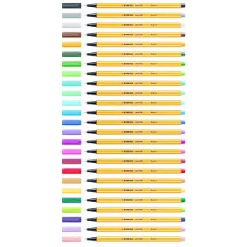 STABILO Point 88 fineliner olovka 0,4 mm - 20 različitih boja
