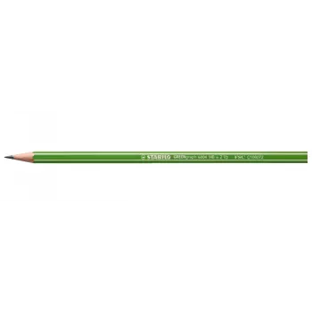 STABILO GREENgraph grafitna olovka HB - zeleno-bijela - šesterokutna - FSC certificirana - 2,2 mm