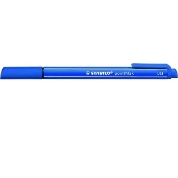 STABILO pointMax fineliner olovka - ultramarin plava - srednji 0,8 mm - okrugli - tinta na bazi vode