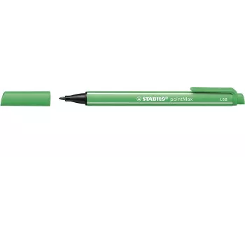 STABILO pointMax fineliner olovka zelena 0,8 mm najlonski vlaknasti vrh tinta na bazi vode