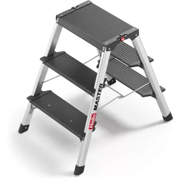 Hailo Master D70 2-3 stepenice dvostrane sklopive stepenice