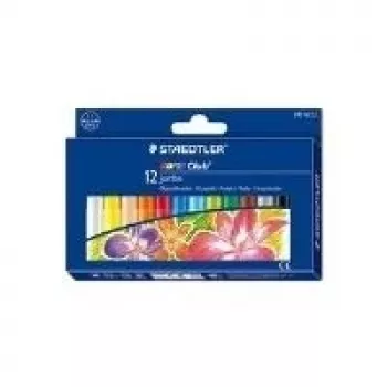 STAEDTLER Noris Club 243 NC12 voštane bojice - 12 miješanih boja - promjer 11 mm - kartonska kutija