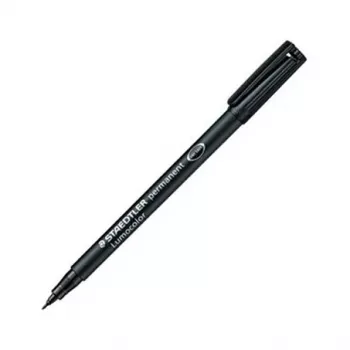 STAEDTLER Lumocolor 314-9 trajni marker, crni, klinasti vrh, 1-2,5 mm
