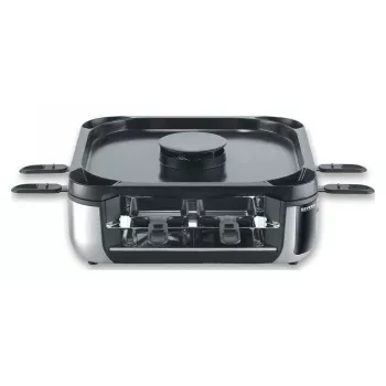 SEVERIN RG 2379 SEVENTO raclette grill 1400 W 8 osoba crno-srebrni