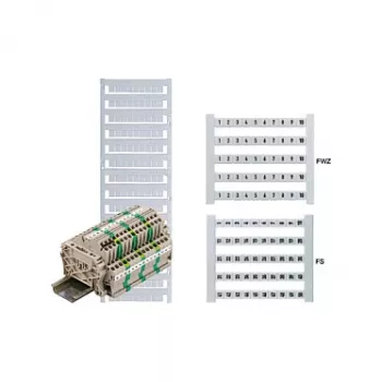 Weidmüller DEK 6 FW 1-50 oznaka za stezaljke, 6x5mm, bijela, brojevi 1-50, 500 kom