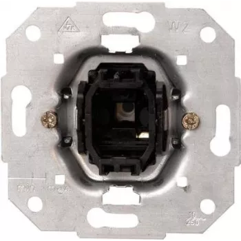 HEINRICH KOPP Series uložak prekidača 10A 250V crni metalik IP20