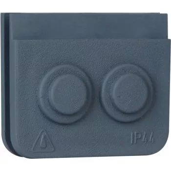 HEINRICH KOPP BlueElectric kabelski uvod 2-struki sivi 321628004
