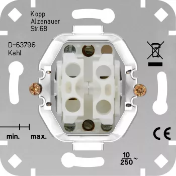HEINRICH KOPP Series uložak tipkala HK05/HK07 aluminij 503800002