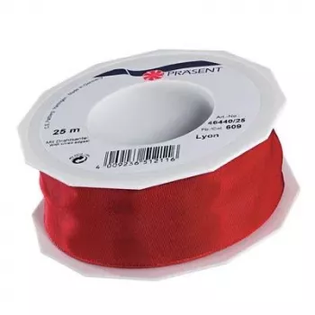 C.E. Pattberg LYON darovna vrpca sjajna crvena 40 mm x 25 m
