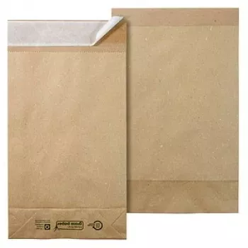 Vereinigte Papierwarenfabriken classic eco dostavna vrećica s naborom na dnu (cca DIN C4, 5,0 cm nabora na dnu), bez prozora, prirodna