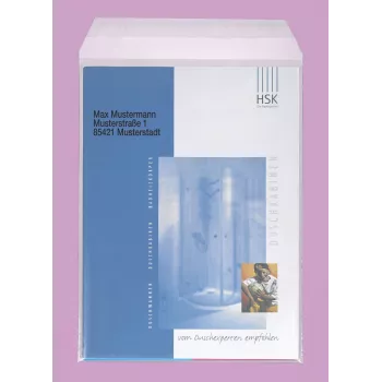 Vereinigte Papierwarenfabriken Poly Mailer DIN B4 Without Window Transparent 100 Pieces