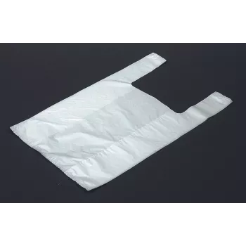 Vereinigte Papierwarenfabriken 1000 T-shirt vrećice s ručkama bijele HDPE 260x120x500 mm 12 µm