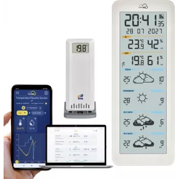 TFA TFA.me ID-06 35.8108.02 WLAN Wireless Weather Station with 4-Day Forecast