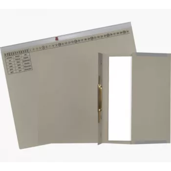 Exacompta 370110B registrator - karton - sivi - 320 g/m² - 265 x 316 mm