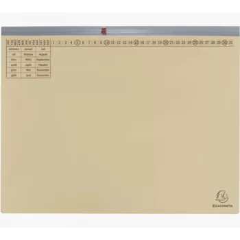 Exacompta 370122B registrator konvencionalni - karton - 320 g/m² - 265 x 316 mm - pakiranje od 1 komada - bež