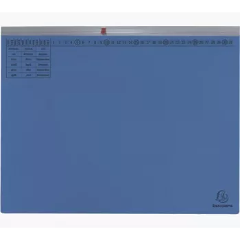 Exacompta 370207B klasična mapa za dokumente - karton - plava - 320 g/m² - 265 x 316 mm - A4