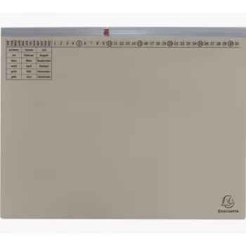 Exacompta 370210B registrator - karton - sivi - 320 g/m² - 265 x 316 mm - A4