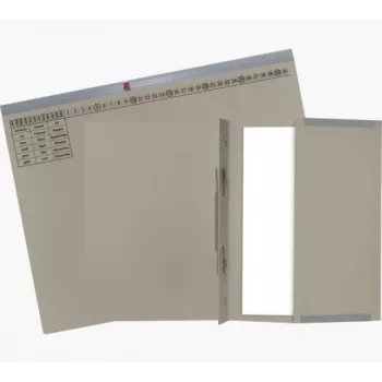 Exacompta 370210B registrator - karton - sivi - 320 g/m² - 265 x 316 mm - A4