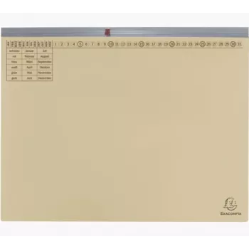 Exacompta 370222B registrator - karton - 320 g/m² - 265 x 316 mm - plavi - 1 komad