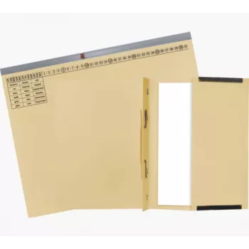 Exacompta 370222B registrator - karton - 320 g/m² - 265 x 316 mm - plavi - 1 komad