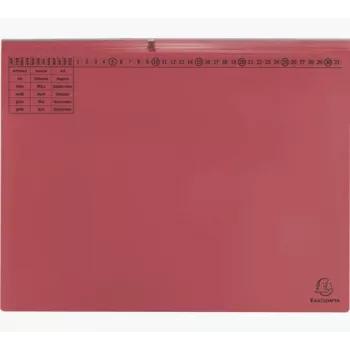 Exacompta 370303B registrator konvencionalni - karton - crveni - 320 g/m² - 265 mm - 316 mm