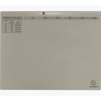 Exacompta 370310B - konvencionalni registrator - karton - sivi - 320 g/m² - 265 x 316 mm - A4