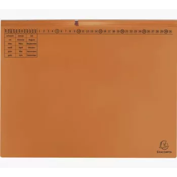Exacompta 370409B konvencionalna mapa za dokumente - karton - narančasta - 320 g/m² - 265 mm - 316 mm