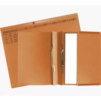 Exacompta 370409B konvencionalna mapa za dokumente - karton - narančasta - 320 g/m² - 265 mm - 316 mm