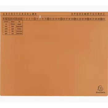 Exacompta 371109B Registrator - karton - narančasti - 320 g/m² - 265 x 316 mm