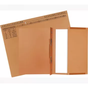 Exacompta 371109B Registrator - karton - narančasti - 320 g/m² - 265 x 316 mm