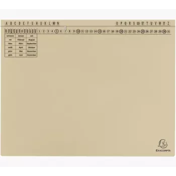 Exacompta 371122B Mapa za dokumente - karton - 320 g/m² - A4 - plava - 1 komad